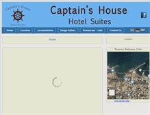 Tablet Screenshot of captainshouse.gr